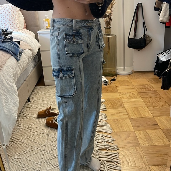 Low rise cargo jeans - Picture 4 of 6